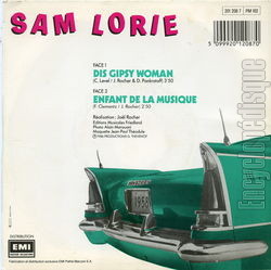 [Pochette de Dis Gipsy woman (Sam LORIE) - verso]