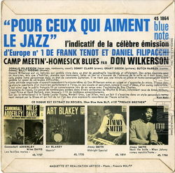 [Pochette de Pour ceux qui aiment le jazz (RADIO) - verso]