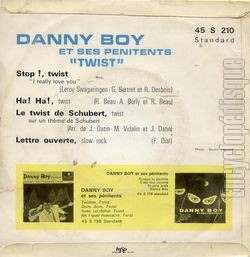 [Pochette de Stop ! (DANNY BOY et SES PNITENTS) - verso]