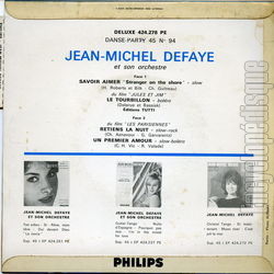 [Pochette de Savoir aimer (Jean-Michel DEFAYE) - verso]