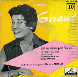 [Pochette de Seul un homme peut faire a (Yvette GIRAUD)]