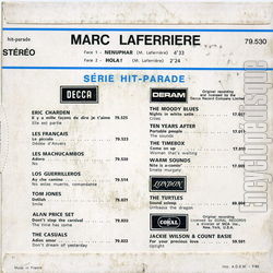 [Pochette de Nnuphar (Marc LAFERRIRE) - verso]