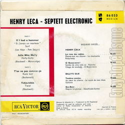 [Pochette de If I had a hammer (Henry LECA) - verso]