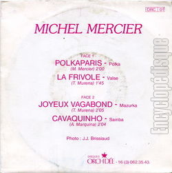 [Pochette de Polkaparis (Michel MERCIER) - verso]