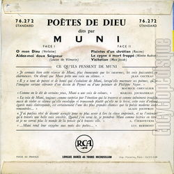 [Pochette de Potes de Dieu (MUNI) - verso]