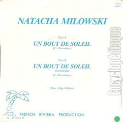 [Pochette de Un bout de soleil (Natacha MILOWSKI) - verso]