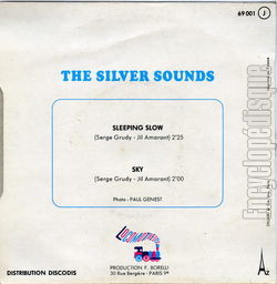 [Pochette de The SILVER SOUNDS  Sleeping slow  (Les ANGLOPHILES) - verso]