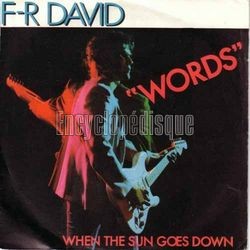 [Pochette de Words (F.R. DAVID)]