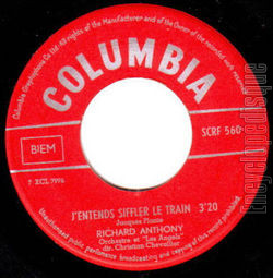 [Pochette de J’entends siffler le train (500 miles) (Richard ANTHONY)]