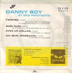 [Pochette de Avec un dollar (DANNY BOY et SES PNITENTS) - verso]