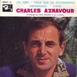 [Pochette de J’ai tort (Charles AZNAVOUR)]