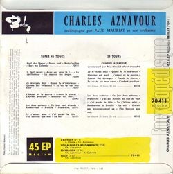 [Pochette de J’ai tort (Charles AZNAVOUR) - verso]