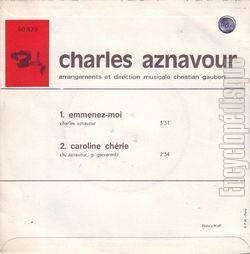 [Pochette de Emmenez-moi (Charles AZNAVOUR) - verso]