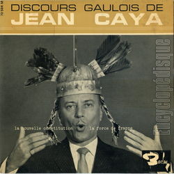 [Pochette de Discours gaulois (Jean CAYA)]