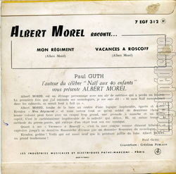 [Pochette de Raconte… (Albert MOREL) - verso]