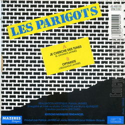 [Pochette de je cherche des tunes ! (Les PARIGOTS) - verso]