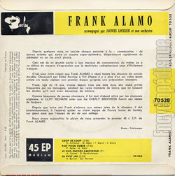 [Pochette de Loop de loop (Frank ALAMO) - verso]