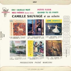 [Pochette de Petite fleur (Camille SAUVAGE) - verso]