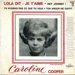 [Pochette de Lola dit : "Je t’aime" (Caroline COOPER)]