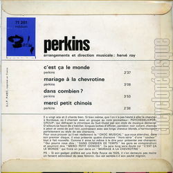 [Pochette de C’est a le monde (PERKINS) - verso]