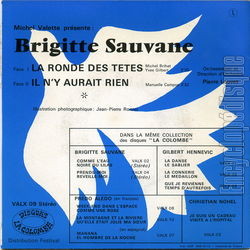 [Pochette de La ronde des ttes (Brigitte SAUVANE) - verso]