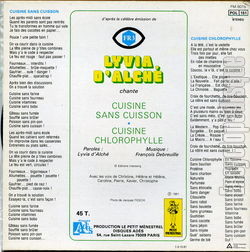 [Pochette de Cuisine sans cuisson (T.V. (Tlvision)) - verso]