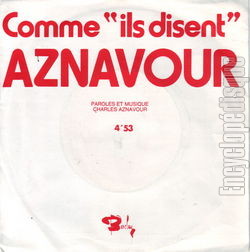 [Pochette de Comme ils disent (Charles AZNAVOUR)]