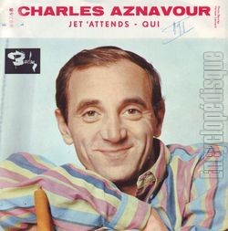 [Pochette de Je t’attends (Charles AZNAVOUR) - verso]