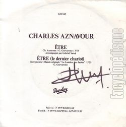 [Pochette de tre (Charles AZNAVOUR)]