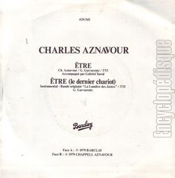 [Pochette de tre (Charles AZNAVOUR) - verso]