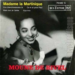 [Pochette de Madame la Martinique (Moune de RIVEL)]