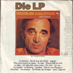 [Pochette de Du lasst dich gehn (Charles AZNAVOUR) - verso]