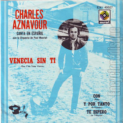 [Pochette de Venecia sin ti (Charles AZNAVOUR)]