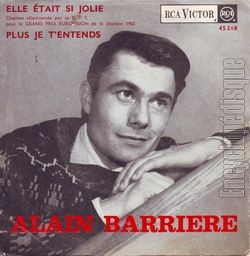 [Pochette de Elle tait si jolie (Alain BARRIRE)]