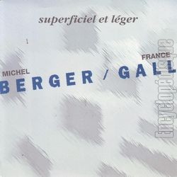 [Pochette de Superficiel et lger (France GALL et Michel BERGER)]