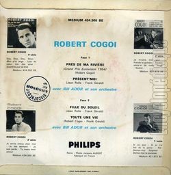 [Pochette de Prs de ma rivire (Robert COGOI) - verso]