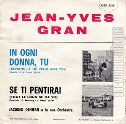 [Pochette de In ogni donna, tu (Jean-Yves GRAN) - verso]