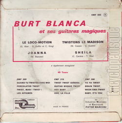 [Pochette de Le loco-motion (Burt BLANCA) - verso]