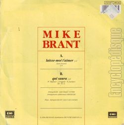 [Pochette de Laisse-moi t’aimer (Mike BRANT) - verso]