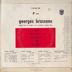 [Pochette de La marine - 2me srie (Georges BRASSENS) - verso]