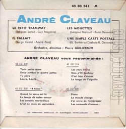 [Pochette de Le petit tramway (Andr CLAVEAU) - verso]