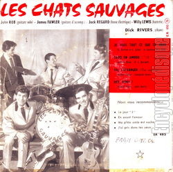 [Pochette de Je veux tout ce que tu veux (Les CHATS SAUVAGES) - verso]