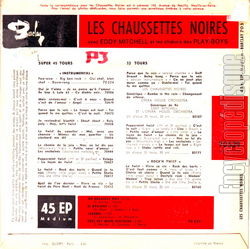 [Pochette de Ne dlaisse pas (Les CHAUSSETTES NOIRES) - verso]