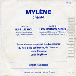 [Pochette de Ras le bol (MYLNE) - verso]