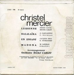 [Pochette de Lisbonne (Christel MERCIER) - verso]