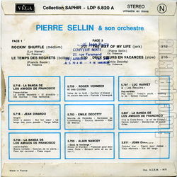 [Pochette de Rockin’ shuffle (Pierre SELLIN) - verso]