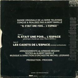 [Pochette de Il tait une fois…l’espace (T.V. (Tlvision)) - verso]