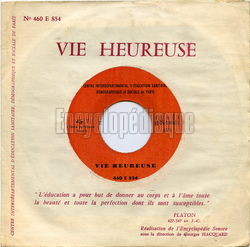 [Pochette de Vie heureuse (DOCUMENT)]