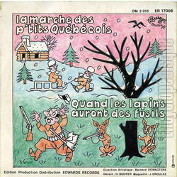 [Pochette de La marche des p’tits qubcois (CHRISTOPHE (2)) - verso]