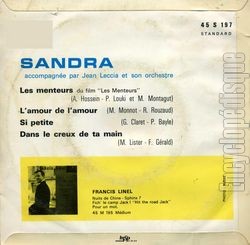 [Pochette de Si petite (SANDRA) - verso]